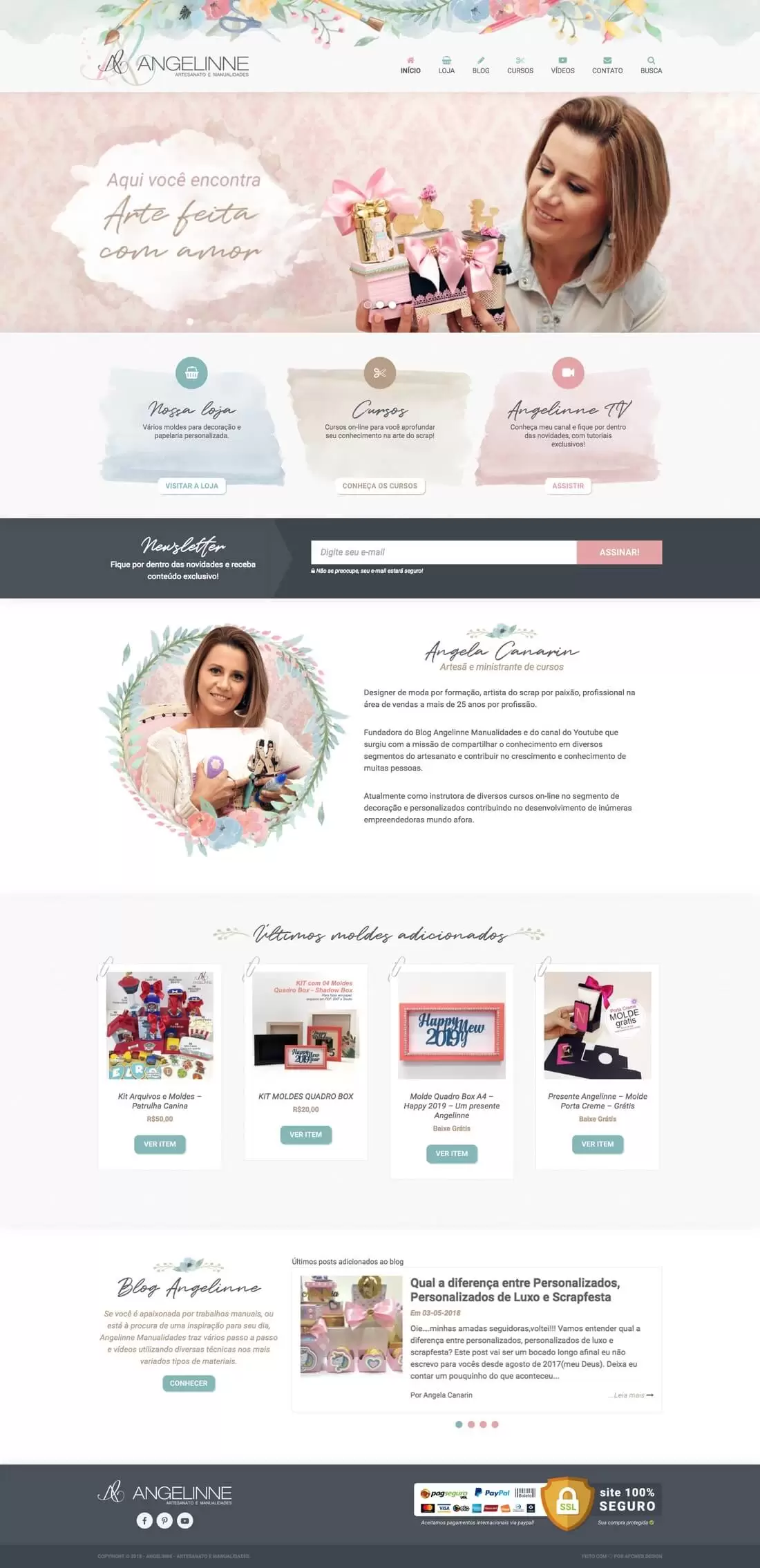 Layout Angelinne Manualidades
